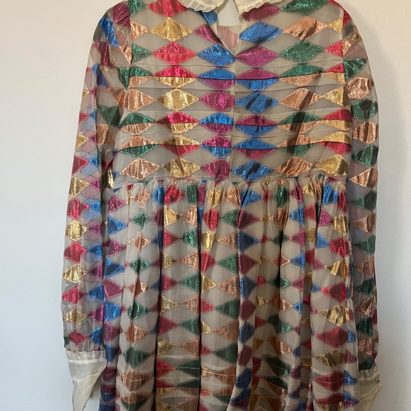 Miu Miu Diamond Jacquard Runway Dress - Picture 2 of 6